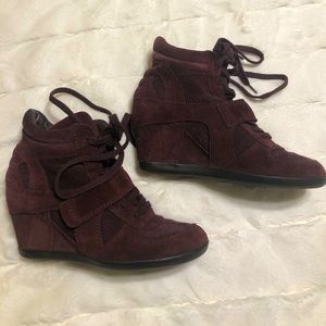 Ash wedge sneakers Burgundy